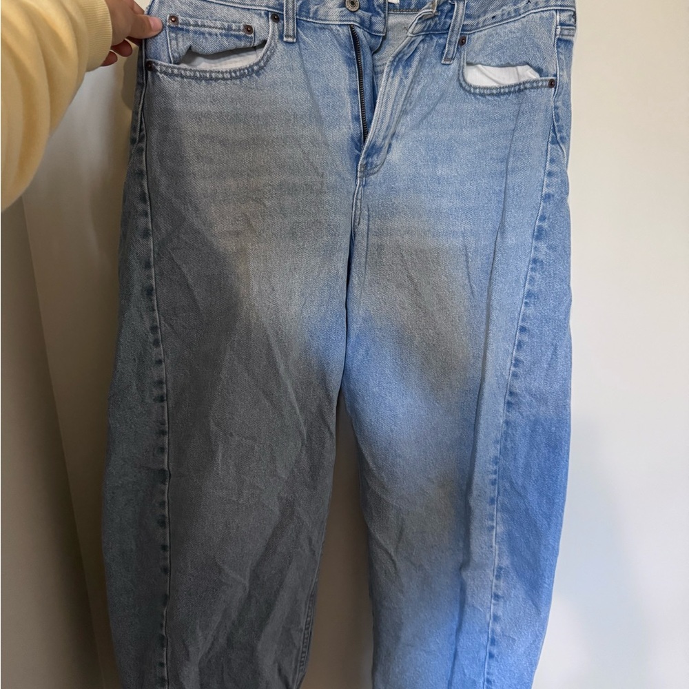 Abercrombie & Fitch Light Wash Boyfriend Jeans